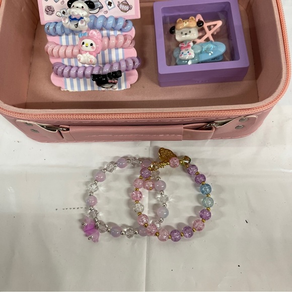 Sanrio Kuromi Charming Purple Cosmetic  Organizer Travel Chest and accessories - Picture 7 of 7